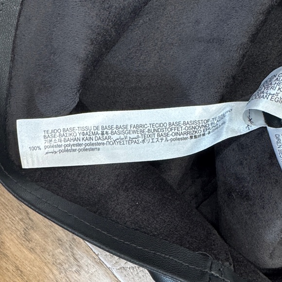 Zara Faux Leather Pinafore Dress Size Small - Picture 5 of 8